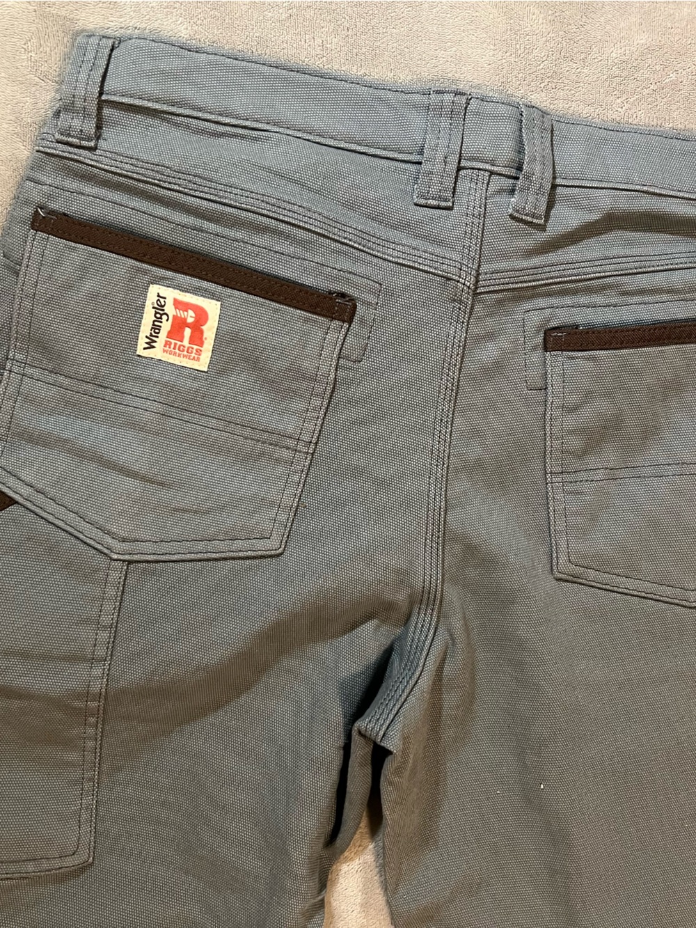 NWOT Outdoor Work Pants Women’s Sz 12 Wrangler Riggs Workwear Gray Utility Pants